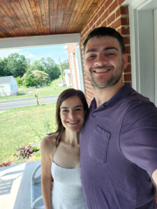 Outside photo of home inspector Megan Icenhour and husband Grant