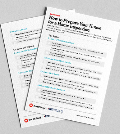 An image of the home inspection preparation checklist